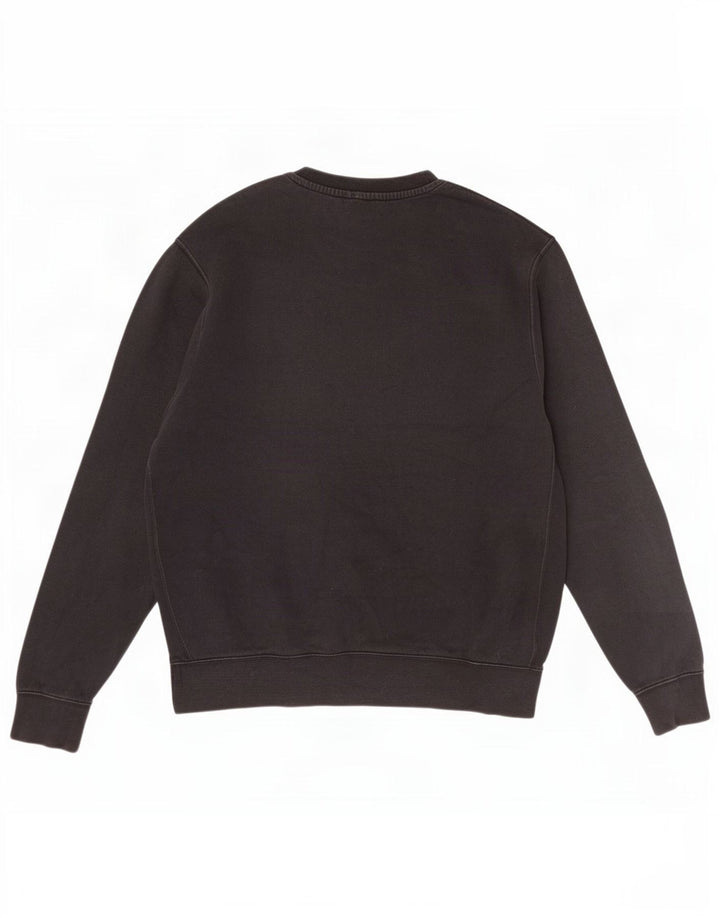 Nike Sweat-shirt graphique pour homme en coton noir Taille L