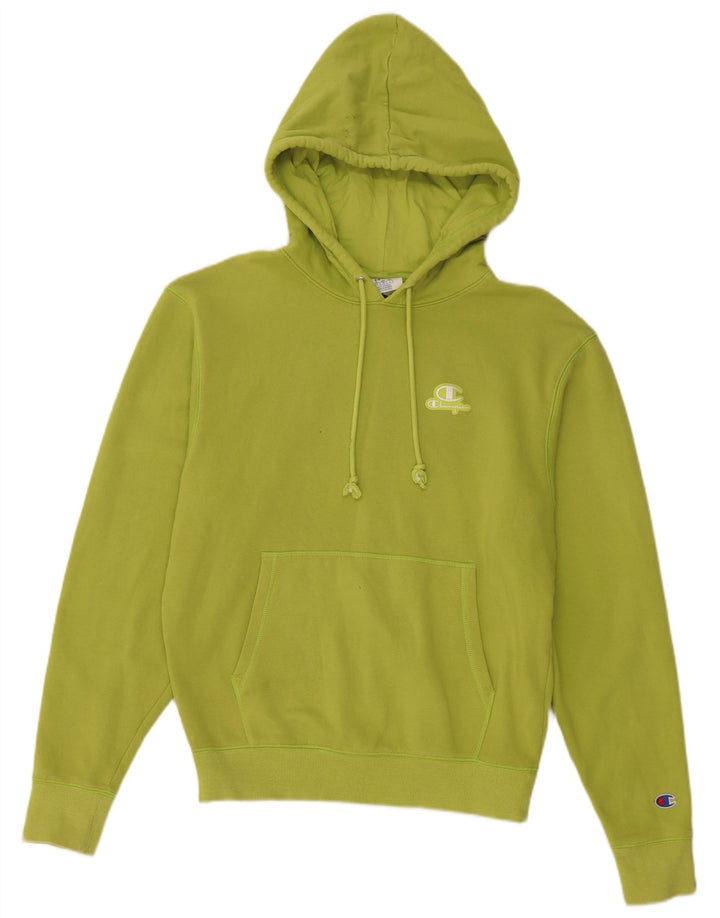 CHAMPION Pull à capuche surdimensionné pour femme UK 10 Petit coton vert