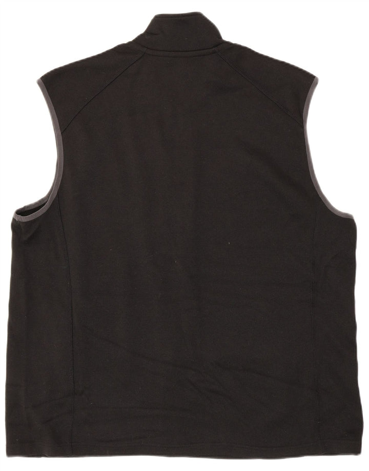 EDDIE BAUER Veste de survêtement sans manches pour homme XL Noir Polyester