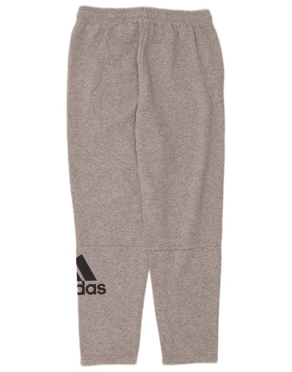 Adidas Pantalon de survêtement graphique pour hommes, grand coton gris