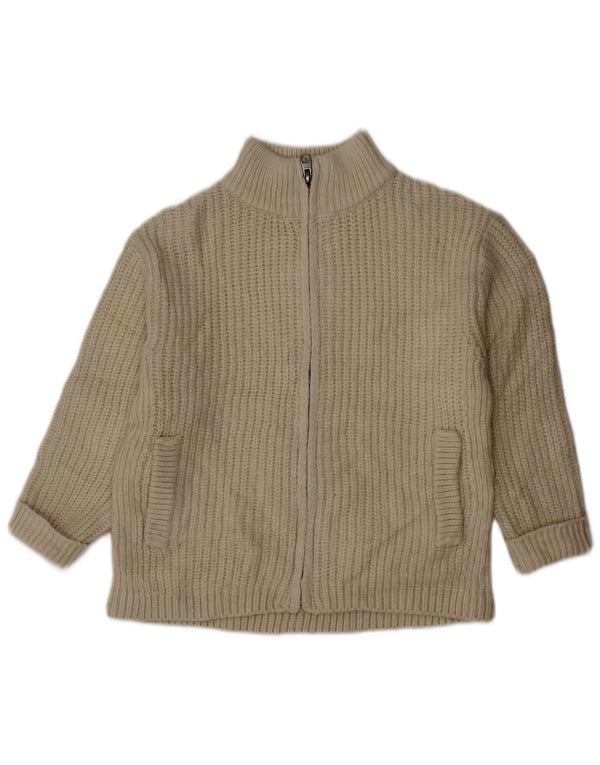 ZARA Pull cardigan bébé garçon 18-24 mois Acrylique beige