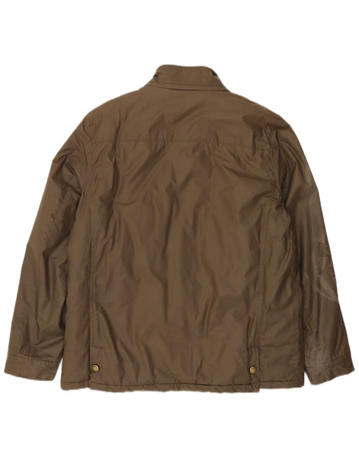 John Rocha Veste utilitaire pour homme UK 40 Grand coton kaki