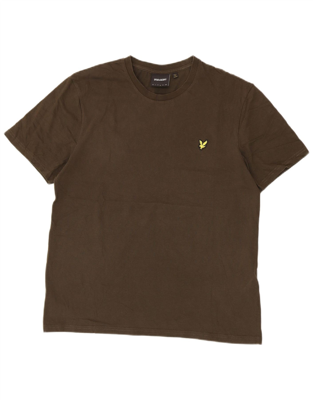 Lyle & Scott T-Shirt Homme Haut Large Kaki Coton