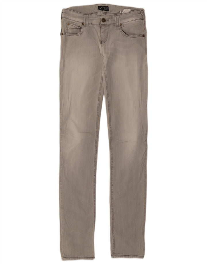 ARMANI Jean Slim Femme W26 L32 Gris Coton