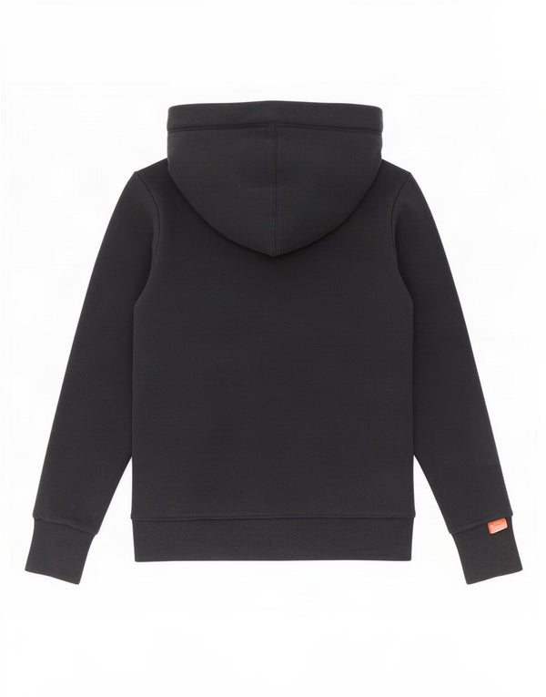 Superdry Pull à capuche zippé pour femme UK 10 Small Noir Coton