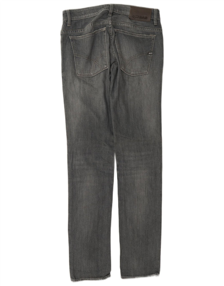 Gas Jean Slim Femme W30 L34 Gris Coton