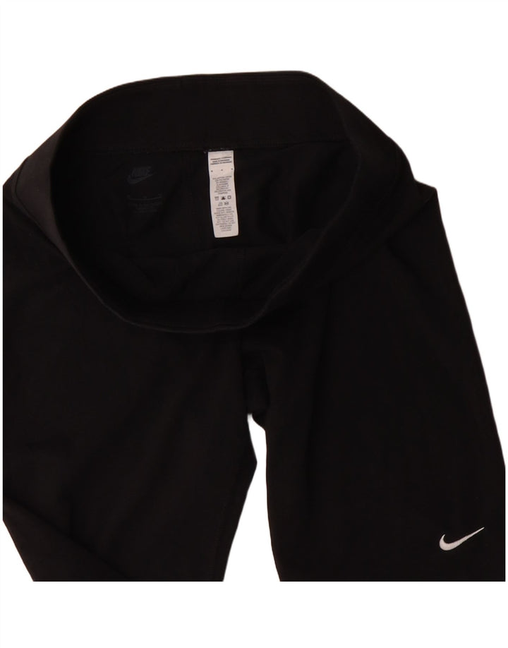 Nike Short de sport pour femme UK 12 en coton noir moyen
