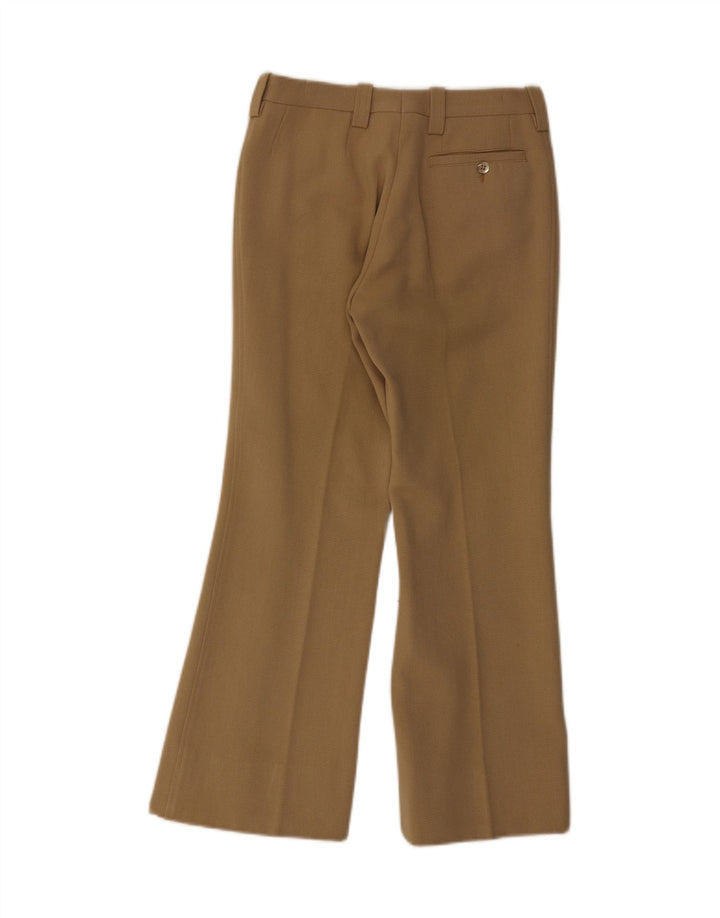 Pantalon de costume bootcut femme vintage IT 44 Medium W27 L27 Beige