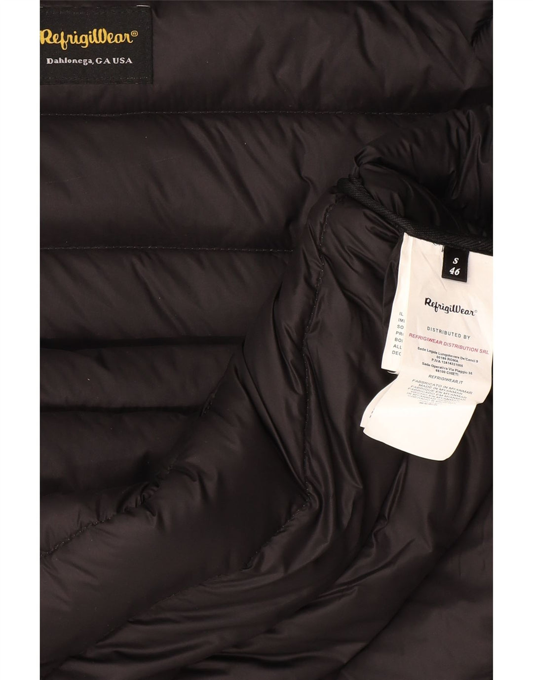 Refrigiwear Veste matelassée à capuche pour homme IT 46 Small Gris Polyamide