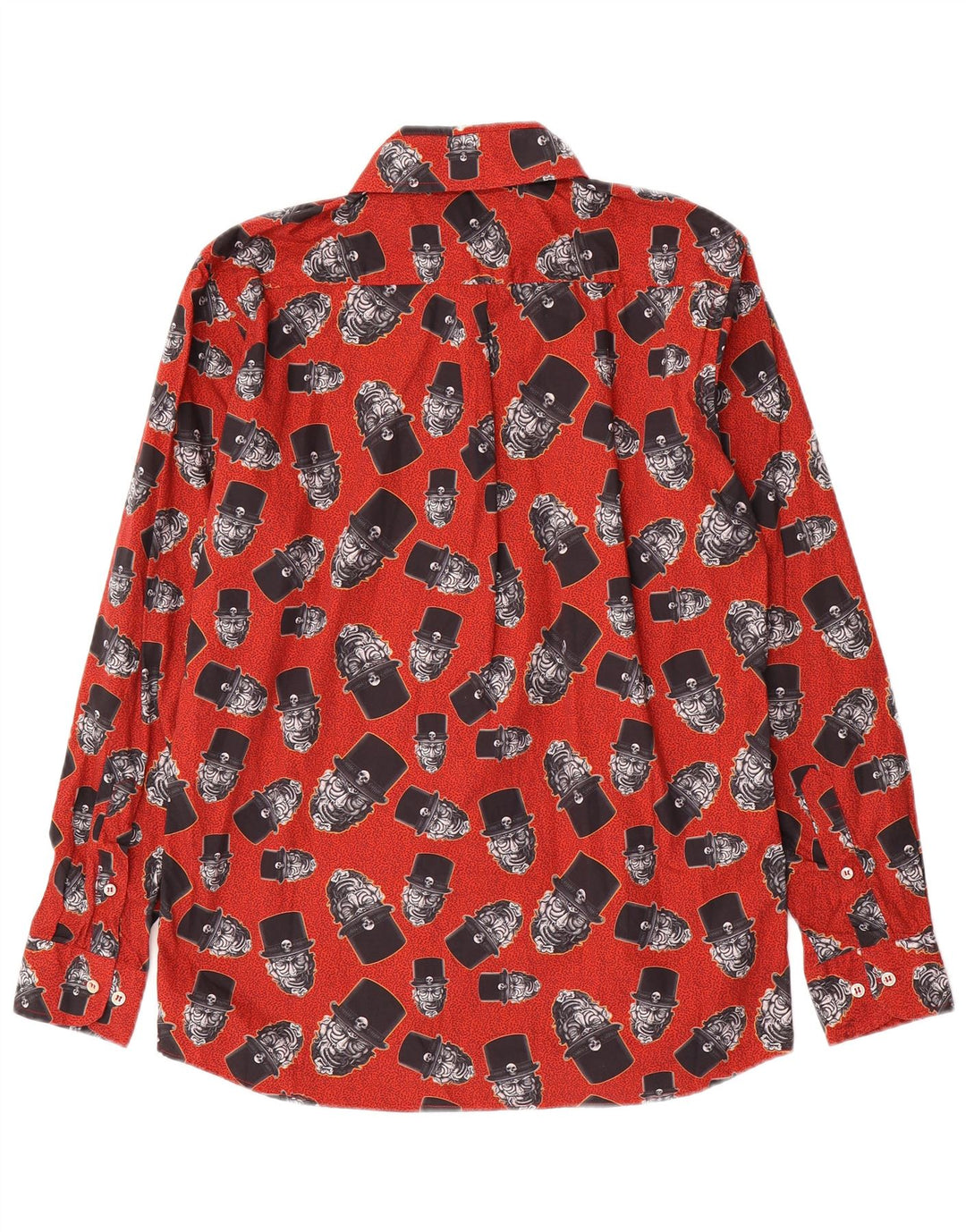 WAXMAN BROTHERS Chemise Graphique Homme Coton Rouge Moyen