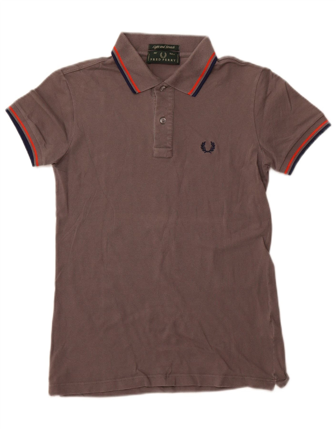 FRED PERRY Polo Homme Petit Gris Coton