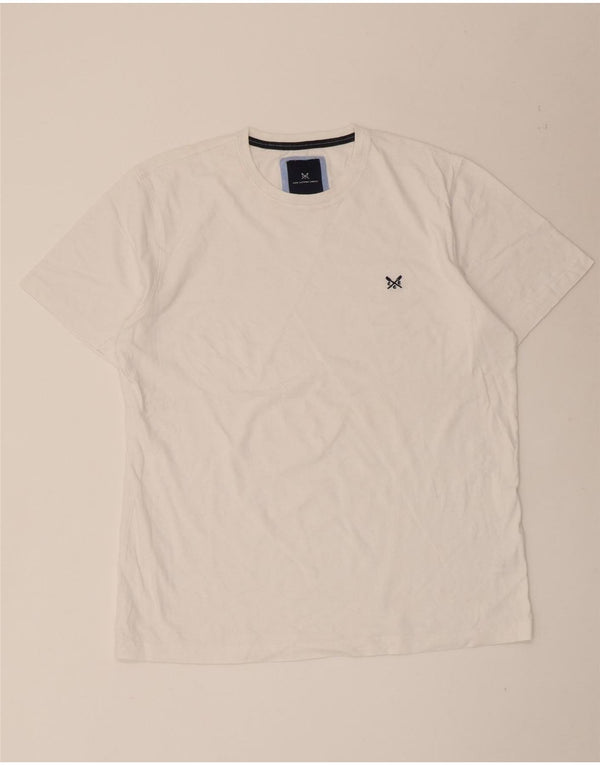 Crew Clothing T-Shirt Homme Grand Blanc Coton