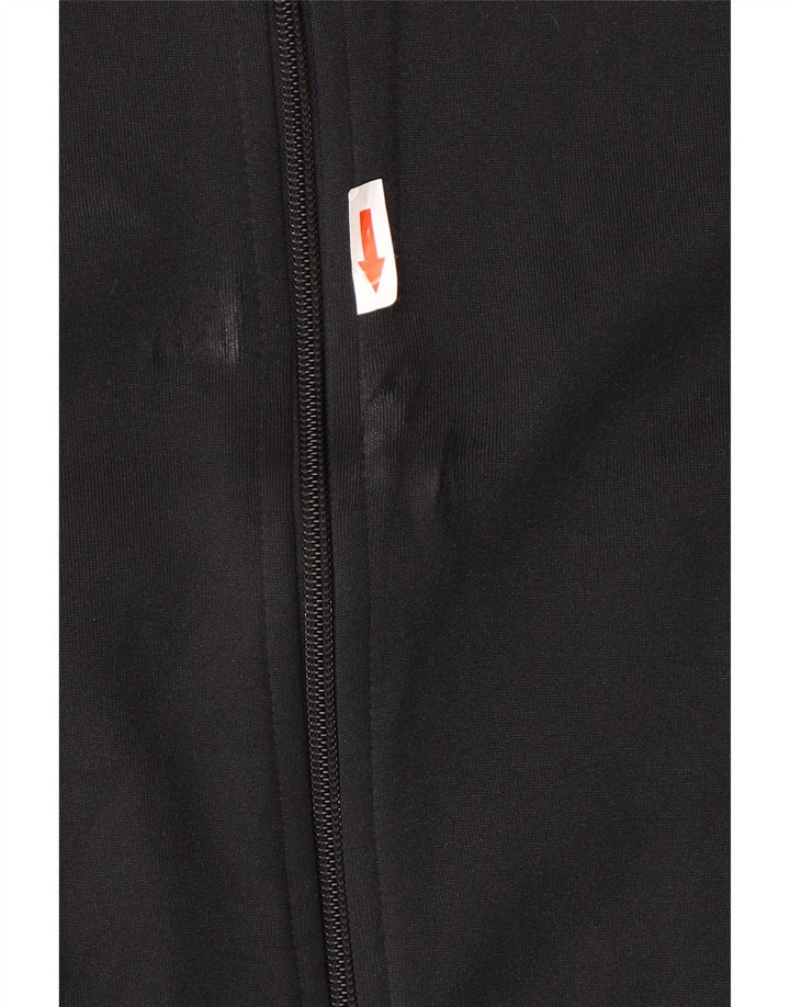Adidas Veste de survêtement coupe régulière pour homme, petit, noir, polyester