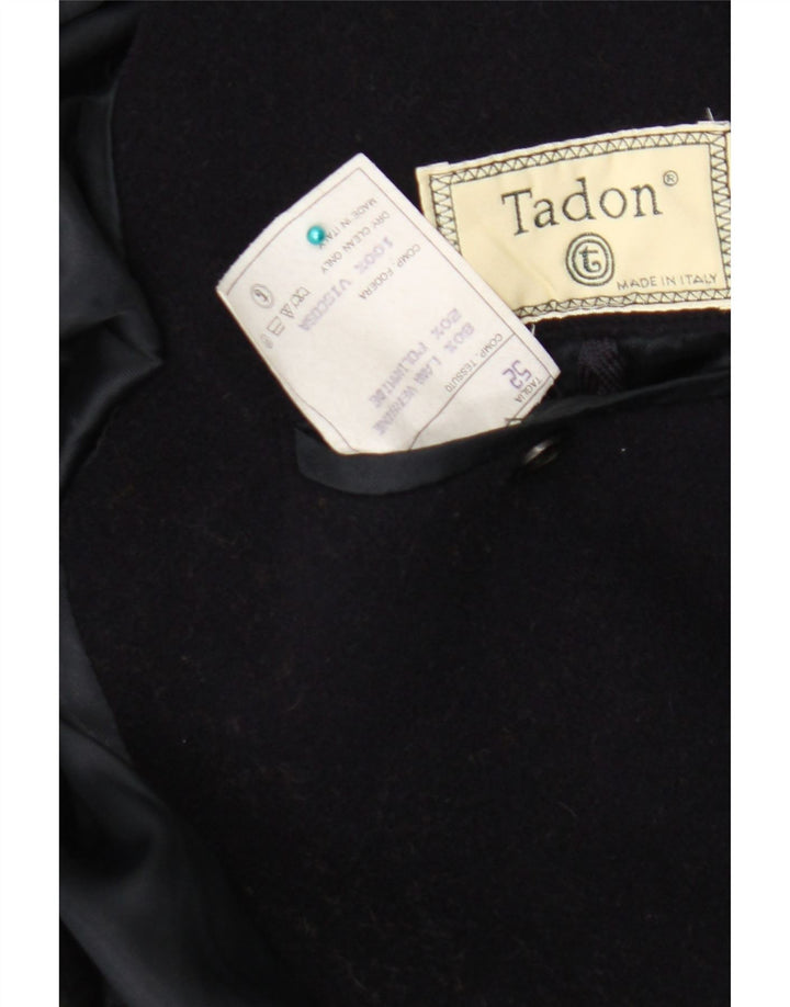 Tadon Duffle Coat Homme IT 52 XL Bleu Marine Laine Vierge