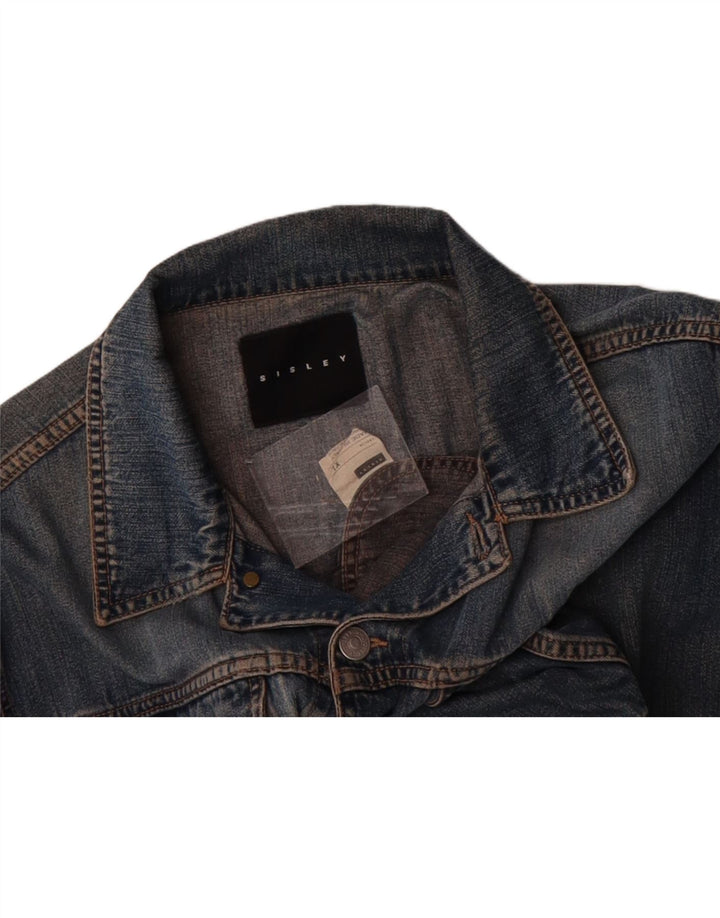 SISLEY Womens Denim Jacket UK 18 XL Blue Vintage Sisley and Second-Hand Sisley from Messina Hembry 