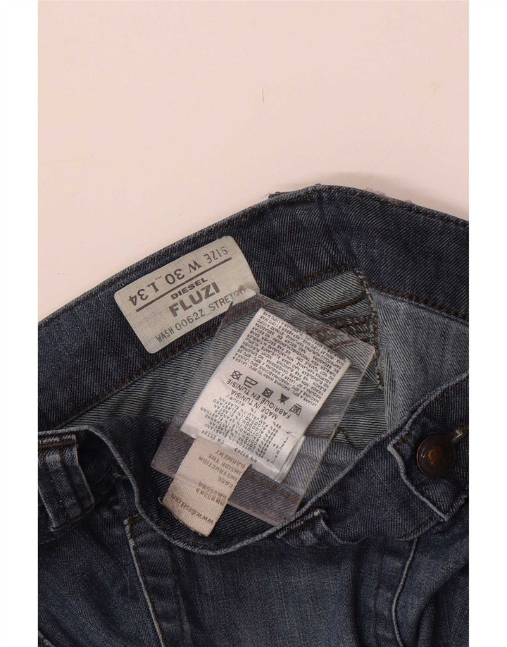 Diesel Jean Fluzi Flare Femme W30 L34 Bleu Coton