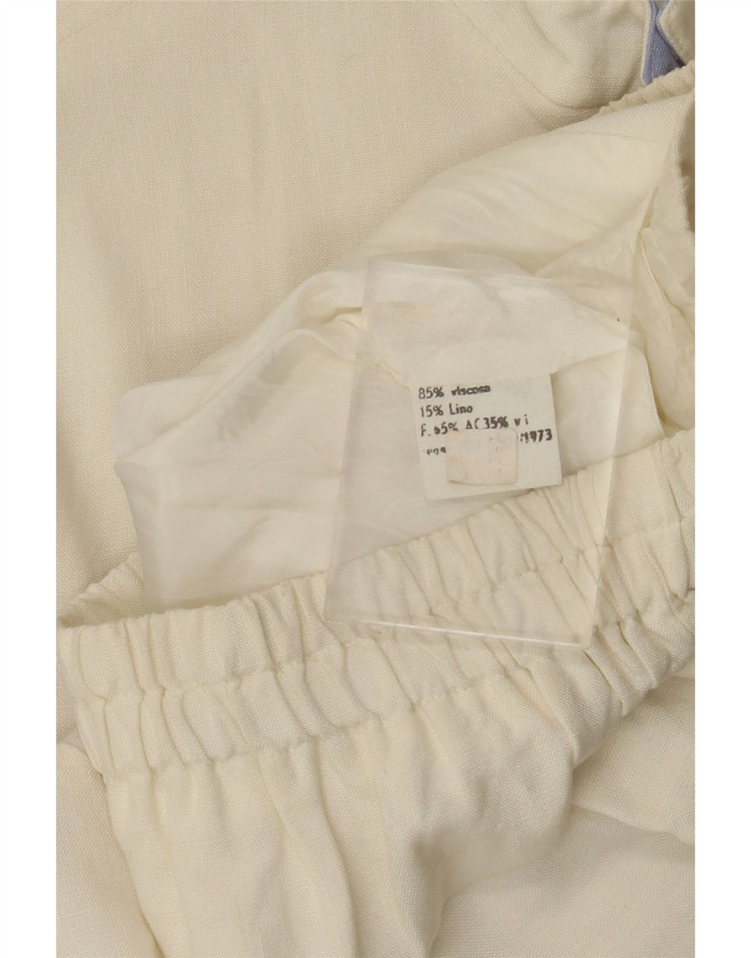 VINTAGE Veste Bomber Femme UK 12 Medium Off White Colourblock Viscose