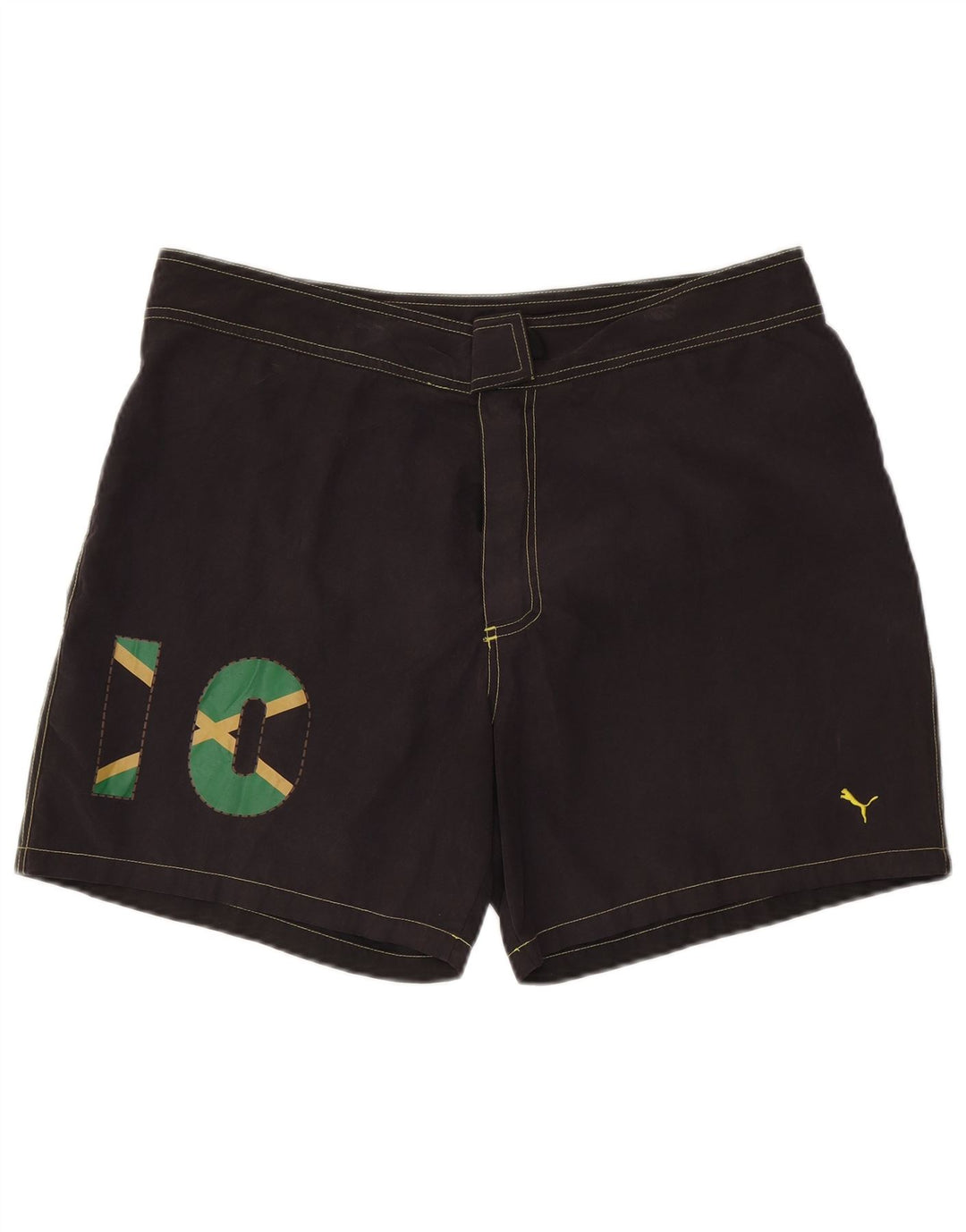 Puma Short de Bain Jamaica Graphic XL Homme Noir Polyester