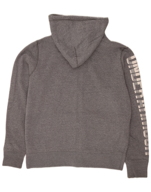 Under Armour Pull à capuche zippé graphique pour femme UK 8 Small Gris Sports