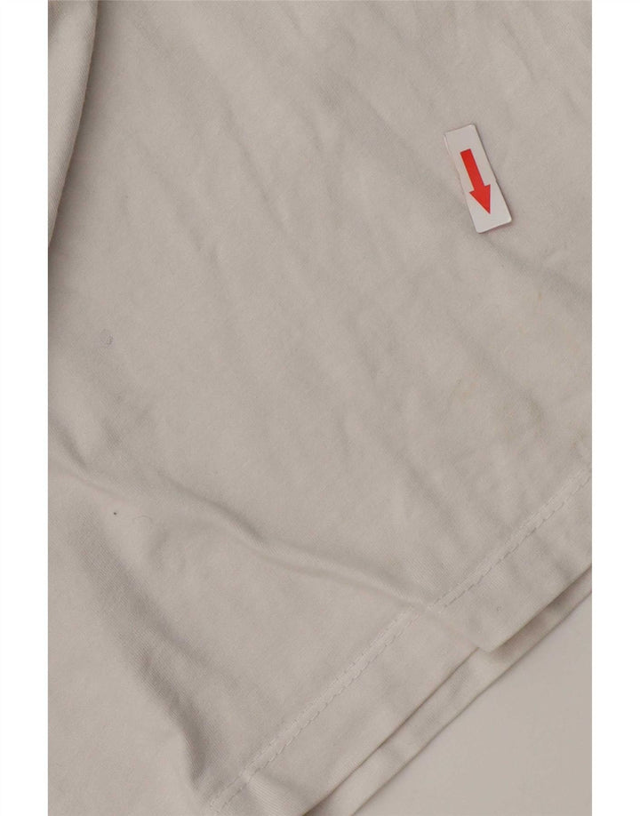 Nike T-shirt graphique pour homme en coton blanc moyen