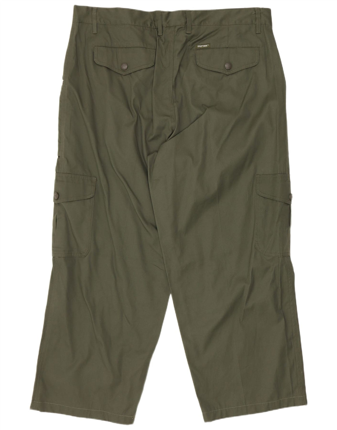Patton Pantalon Cargo Droit Homme W38 L27 Kaki Coton