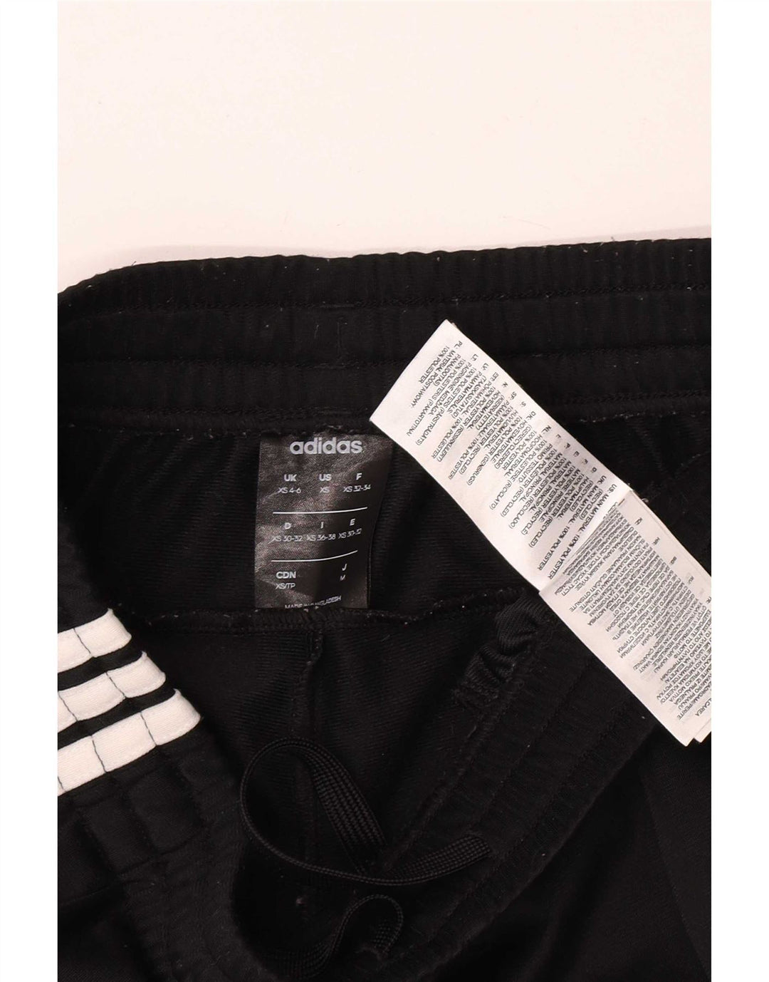 Adidas Pantalon de survêtement pour femme UK 4/6 XS Noir Polyester