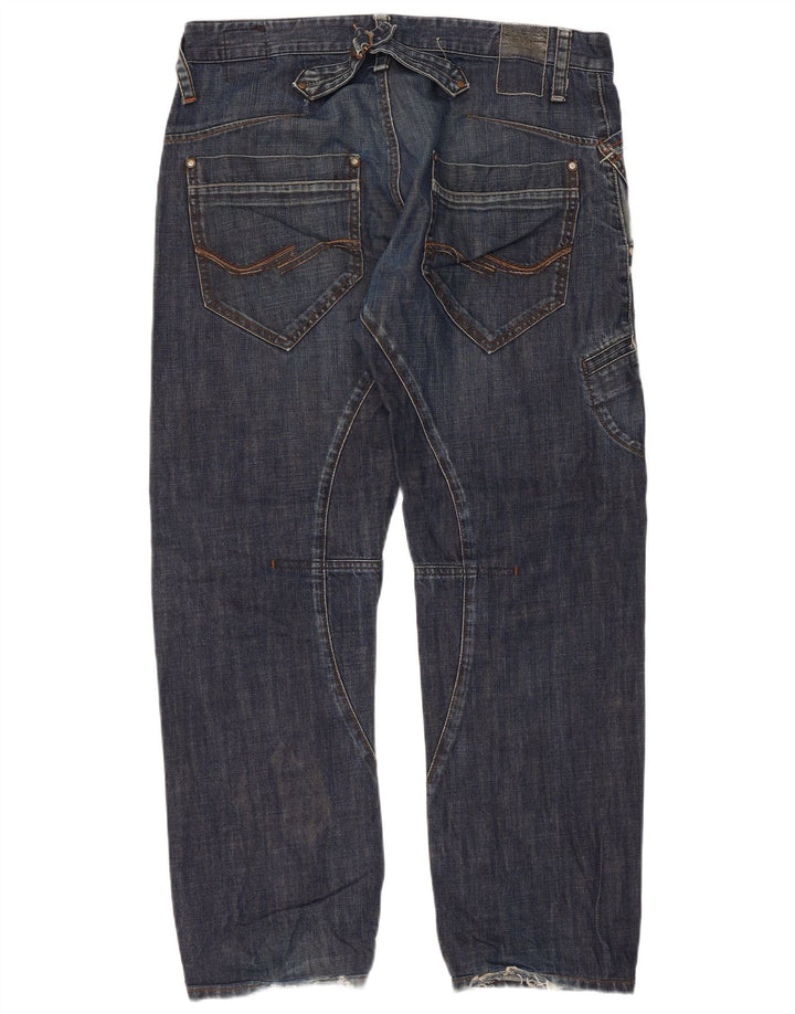 JACK & JONES Jean Droit Homme W36 L29 Bleu Coton