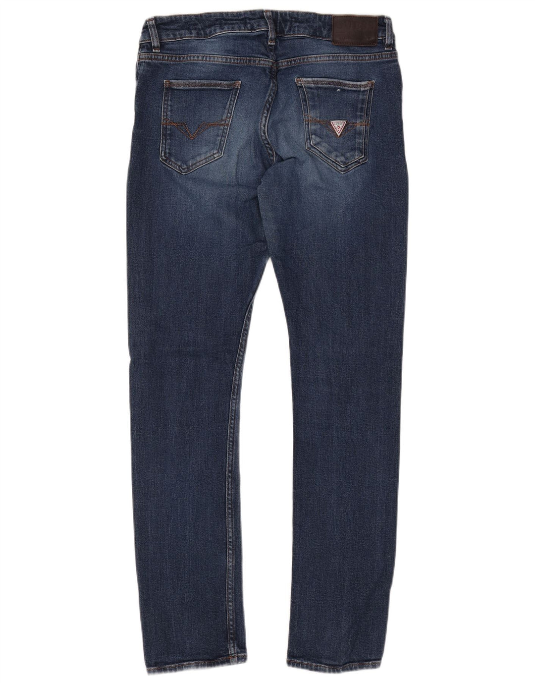 GUESS Femme Miami Skinny Jeans W34 L31 Bleu Coton