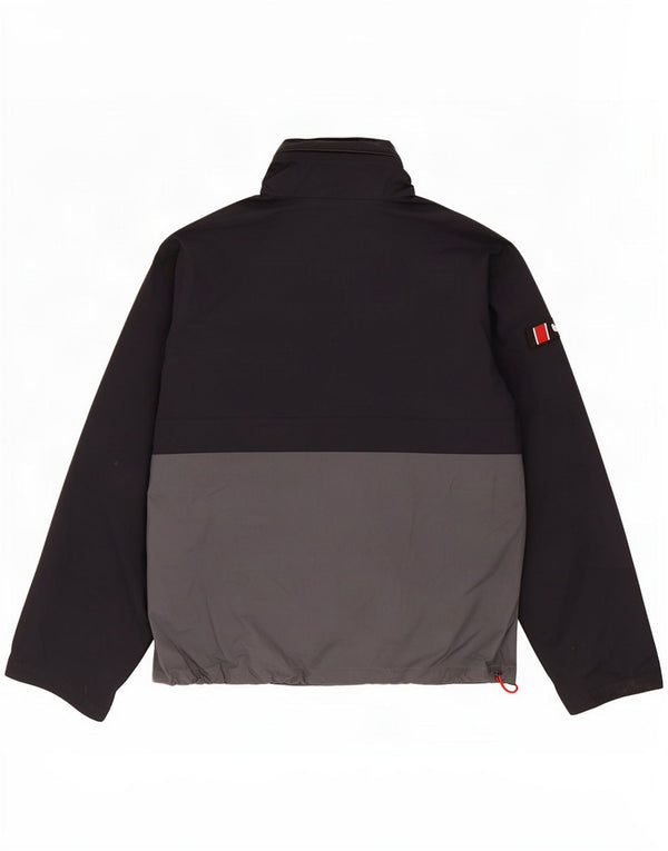 Berghaus Veste de pluie à capuche pour homme UK 36 Small Noir Colorblock Polyamide