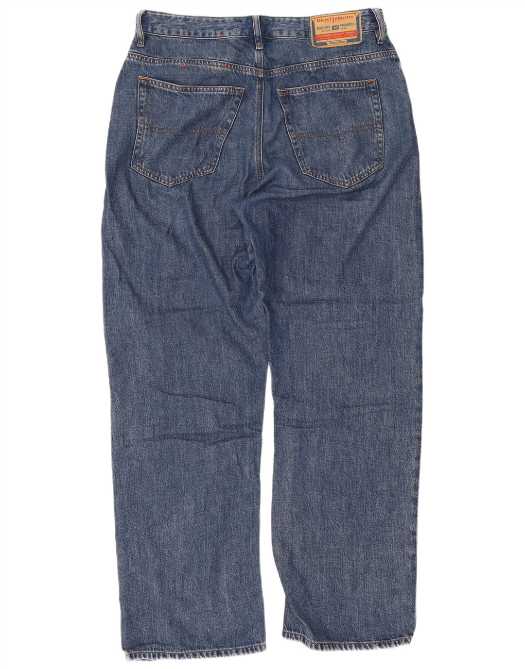 Diesel Jean Loose Homme W29 L32 Bleu Coton