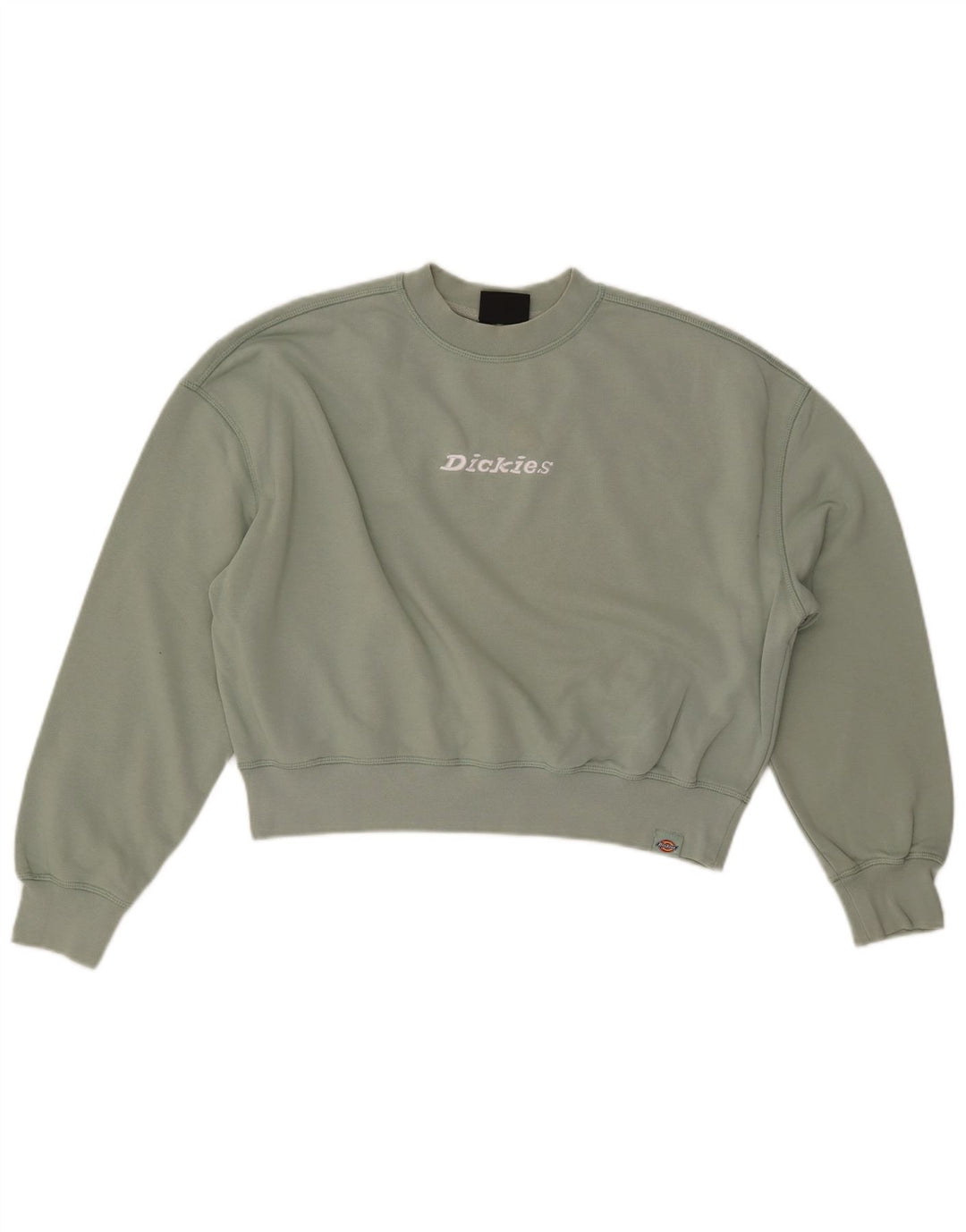 DICKIES Sweat-shirt court surdimensionné pour femme UK 14 Vert moyen