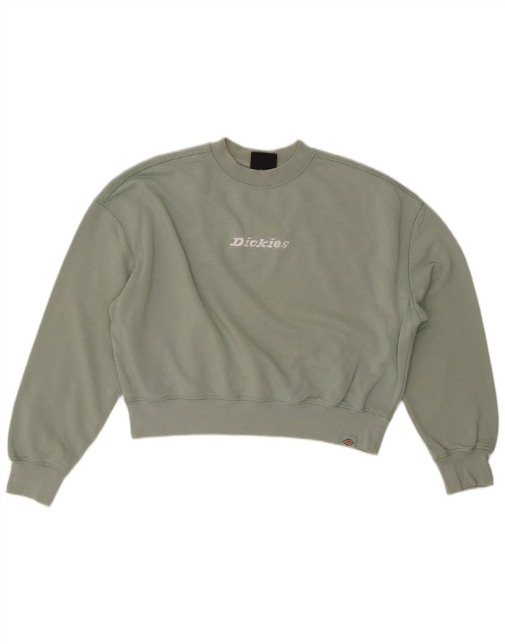 DICKIES Sweat-shirt court surdimensionné pour femme UK 14 Vert moyen