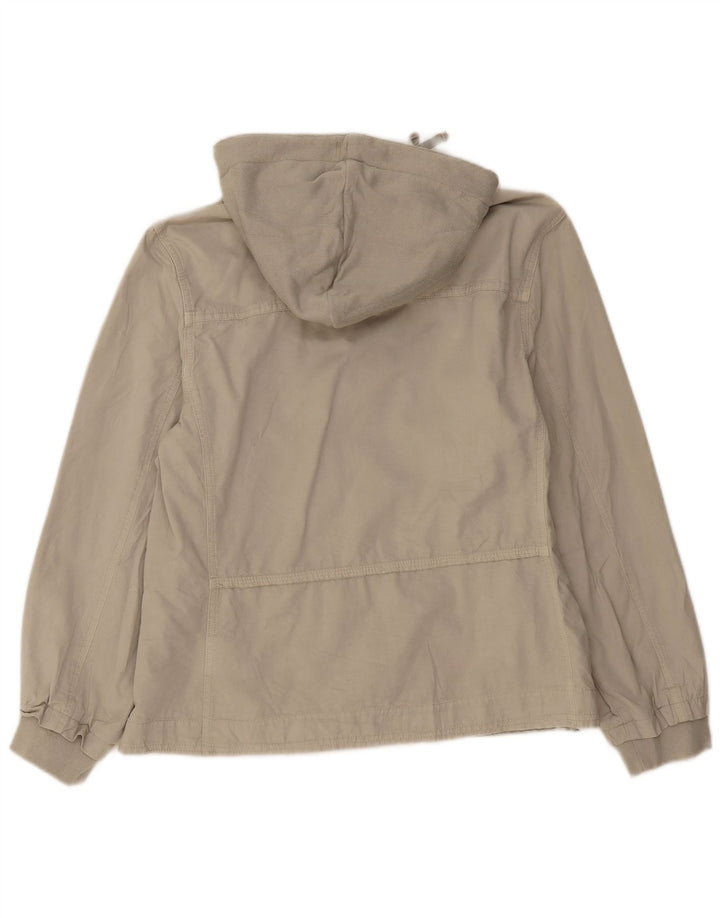 CHAMPION Veste bomber à capuche pour femme UK 18 XL Gris Coton