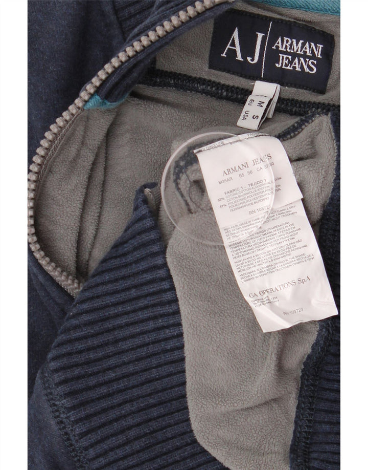 Armani Jeans Veste De Survêtement Homme Bleu Marine Moyen Coton