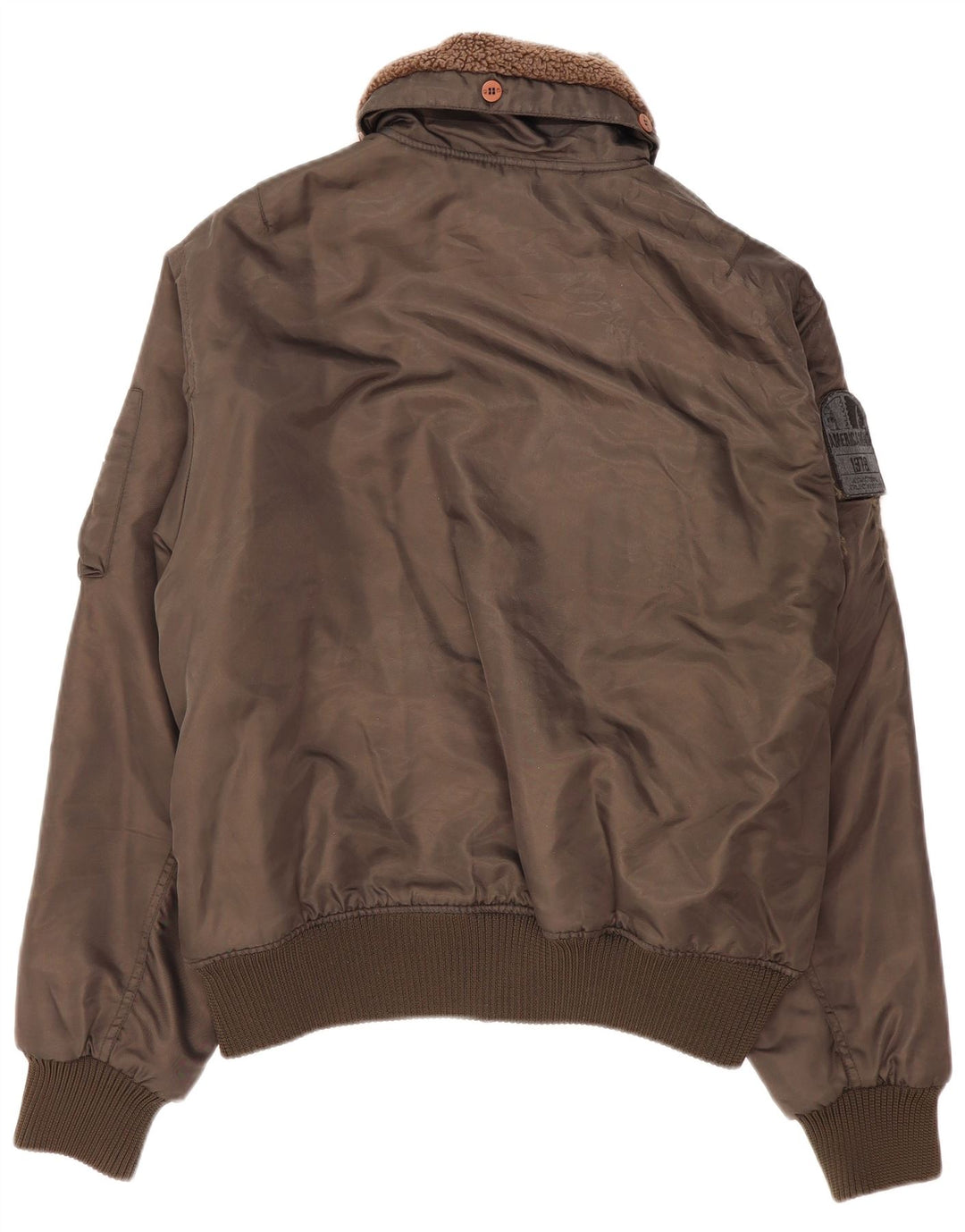 Americanino Veste Bomber Homme UK 44 2XL Marron Nylon