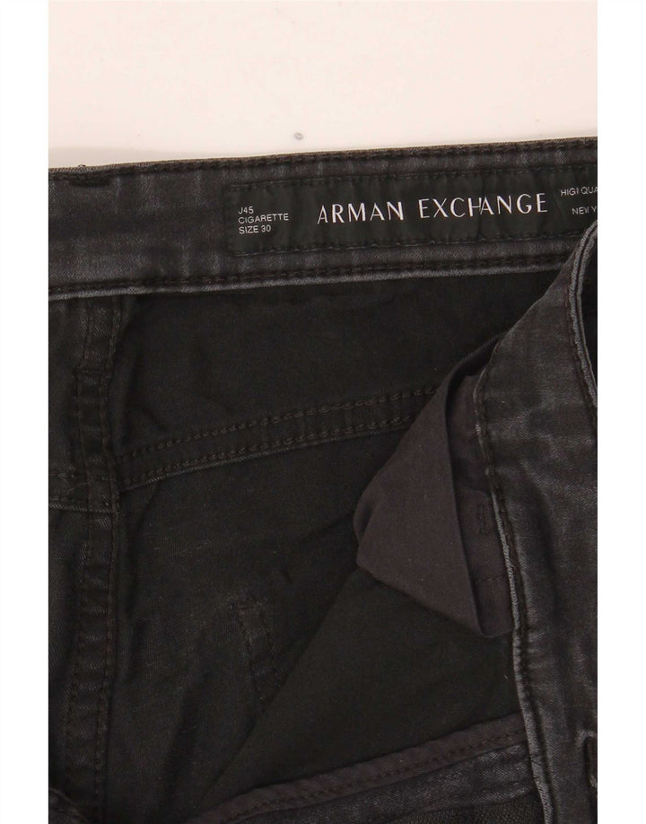 Armani Exchange Jean Slim J45 Femme W30 L28 Coton Noir