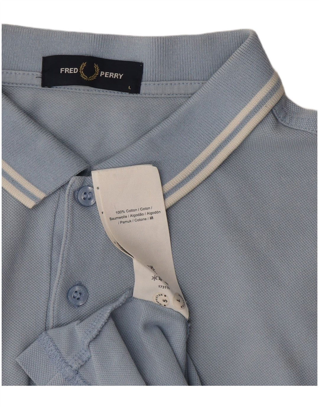 Fred Perry Polo Homme Grand Bleu Coton