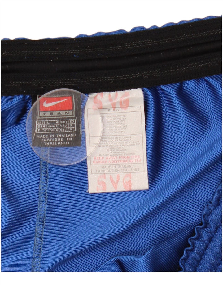 Nike Short de sport pour homme UK 42/44 Large Bleu Polyester