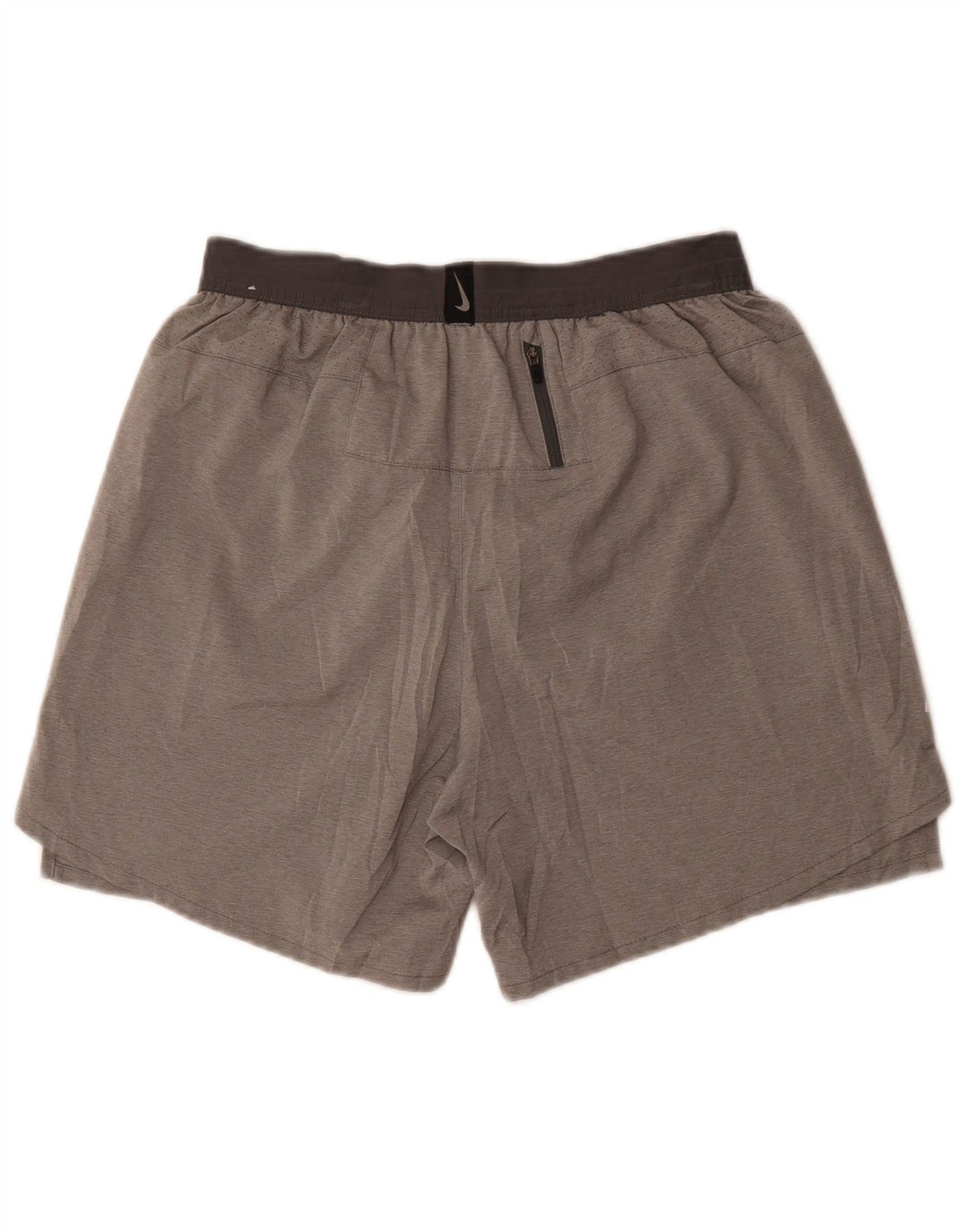 Short de sport Nike Dri Fit Homme Gris Moyen Polyester