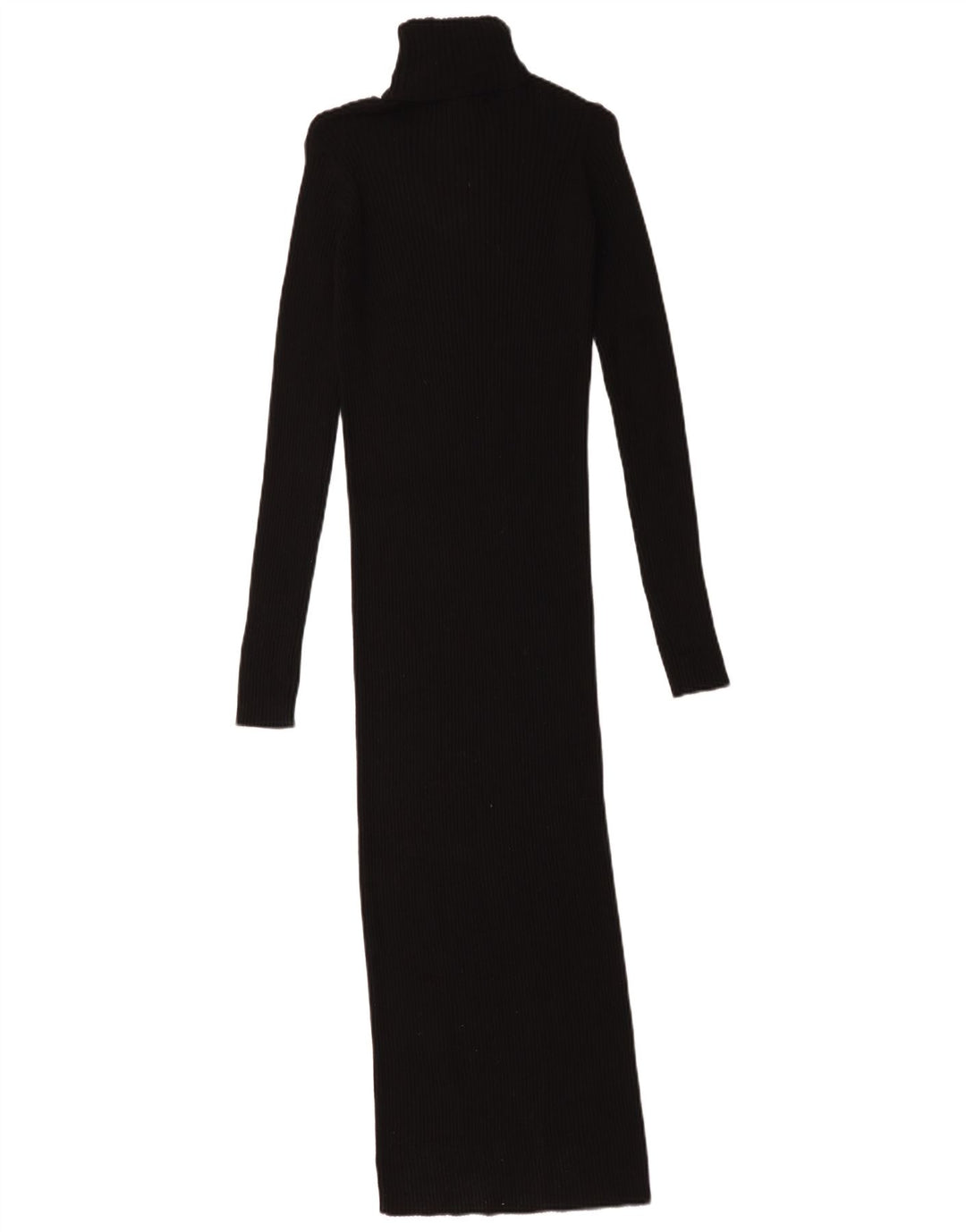 Zara Femme Maxi Robe Pull UK 8 Petit Noir