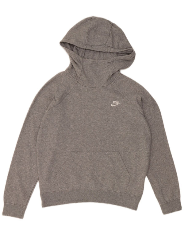 Nike Pull à capuche pour femme UK 14 Gris moyen Coton