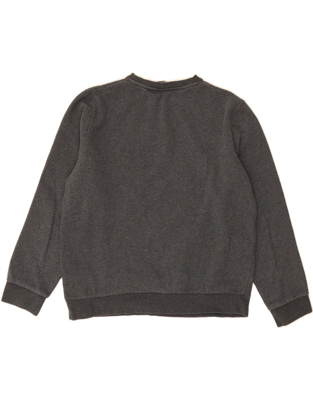 ELLESSE Womens Graphic Sweatshirt Jumper UK 14 Large Grey Cotton Vintage Ellesse and Second-Hand Ellesse from Messina Hembry 