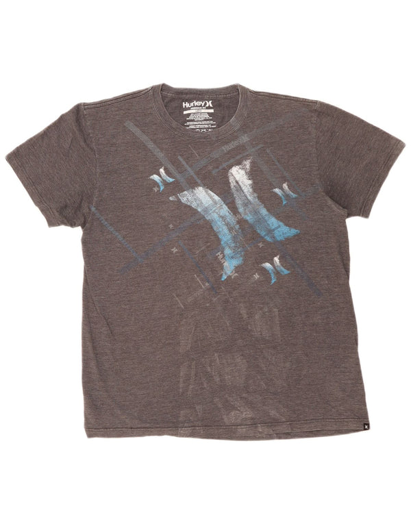 HARLEY T-shirt graphique coupe premium pour hommes, grand coton gris
