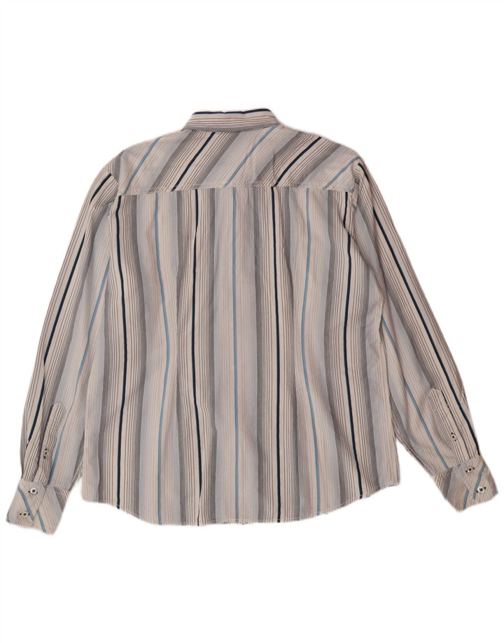 LEE Chemise Homme Coton Rayé Bleu Moyen