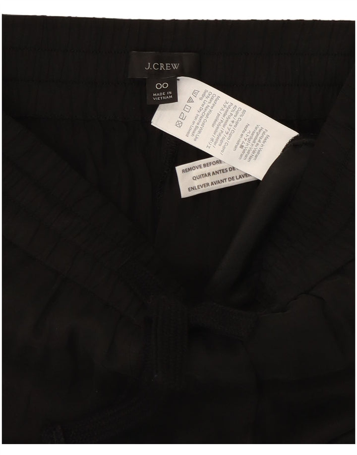 J. CREW Pantalon de jogging décontracté pour femme US 00 2XS W22 L26 Noir Coton