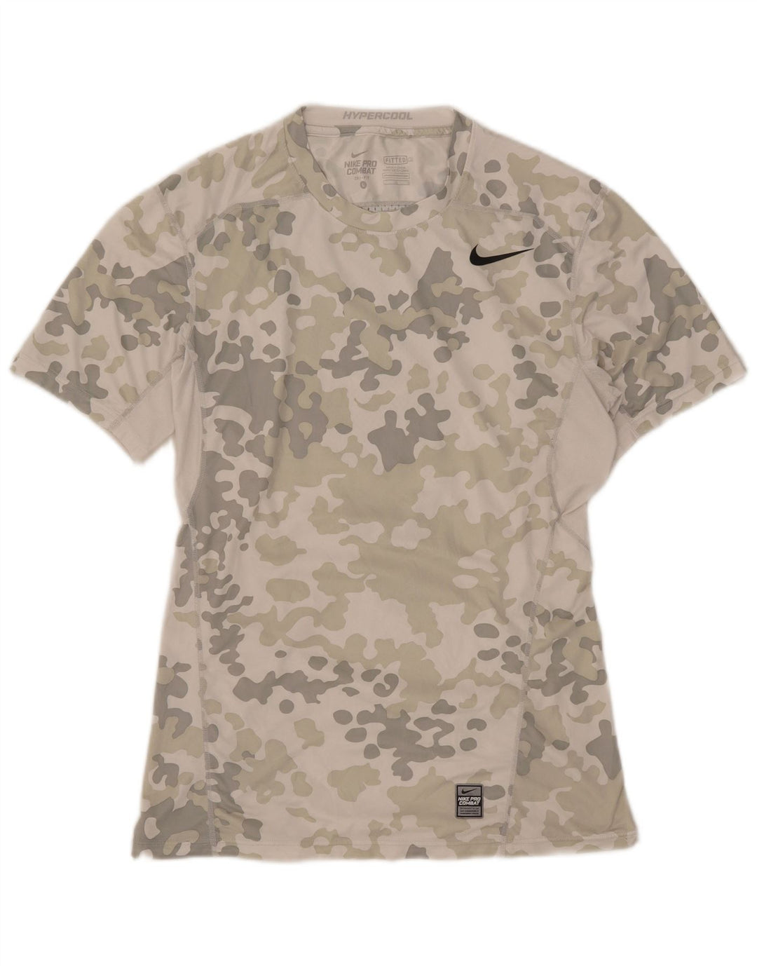 Nike Hommes Dri Fit Graphic T-Shirt Haut Large Gris Camouflage Polyester