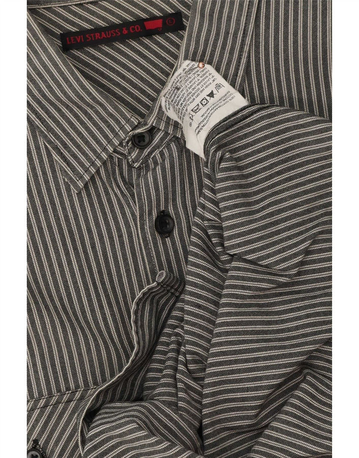 Levi's Chemise Homme Large Gris Rayure Coton
