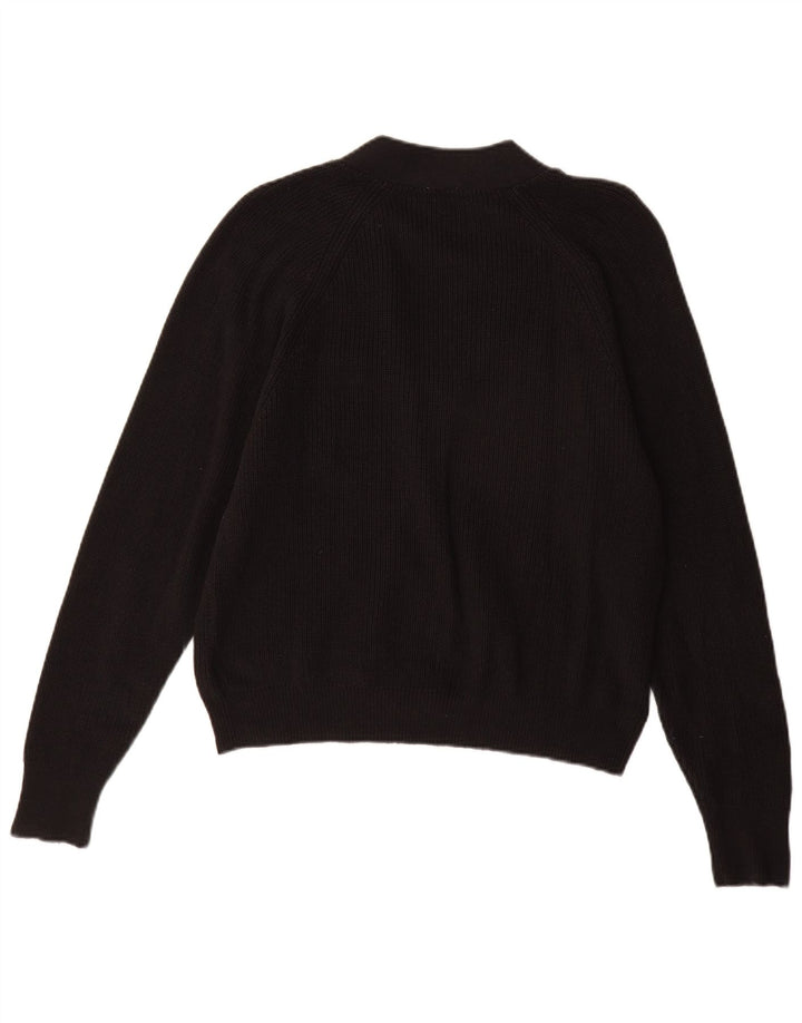 Gap Cardigan Femme Pull UK 16 Large Noir Coton