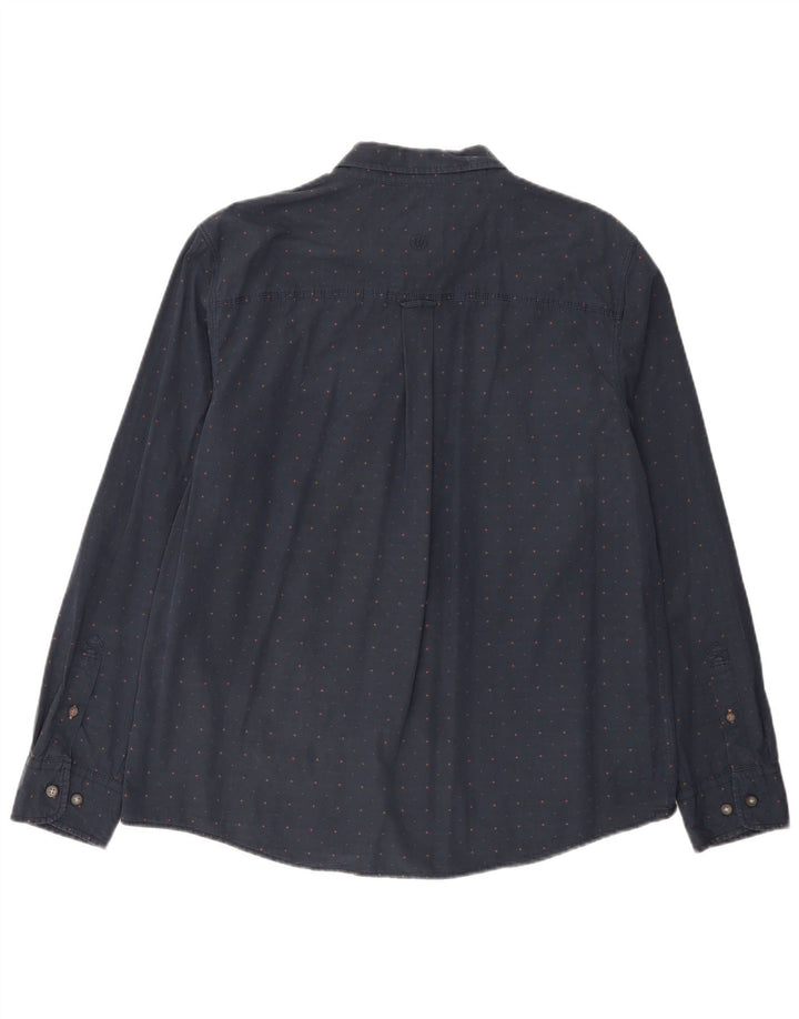 Chemise Regular Fit Homme Fat Face XL Coton Taché Bleu Marine