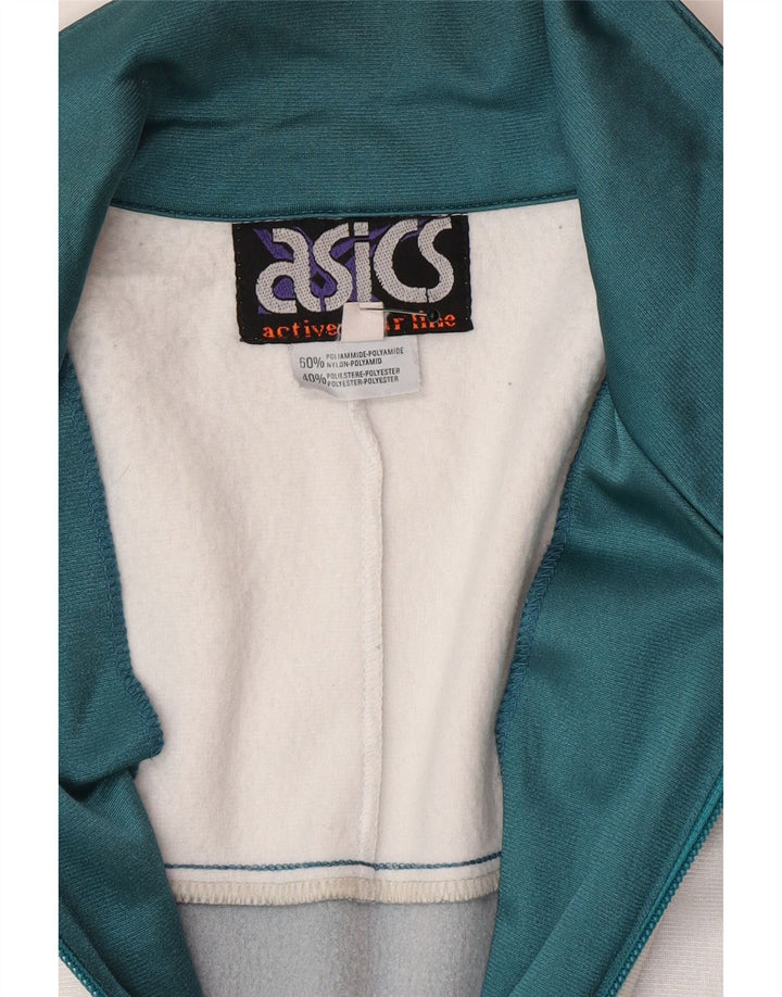 Asics Veste de Survêtement Graphique Homme IT 48 Vert Moyen Colourblock